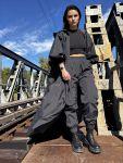 Pantaloni cargo-gothic-chic