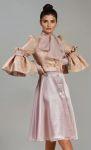 Costum Federica 4 peach cu Rochie Luana