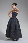 Rochie Dalma unicat, tafta plisata, corset bumbac, fermoar închidere spate, la comanda